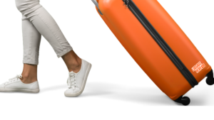 dragging luggage